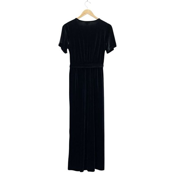 NWT Baltic Born Nadine Velvet Midi Dress Black Size Medium Party Wedding Holiday - Picture 3 of 14